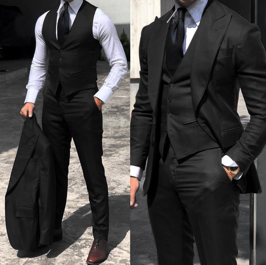 Three Piece Wedding Suit for Men