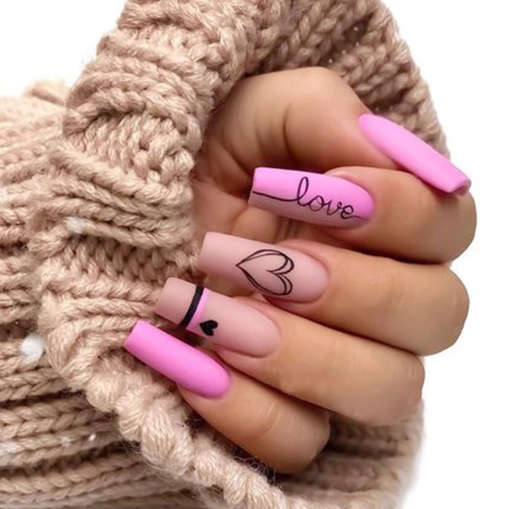 Hot Sale Love Lip Print Letter Nail Sticker