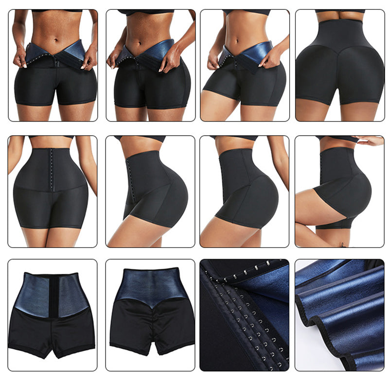 Minceur Pantalon Taille Formateur Shapewear Ventre Chaude Thermo Sueur Leggings Fitness entraînement sueur Sauna Pantalon Corps Shaper