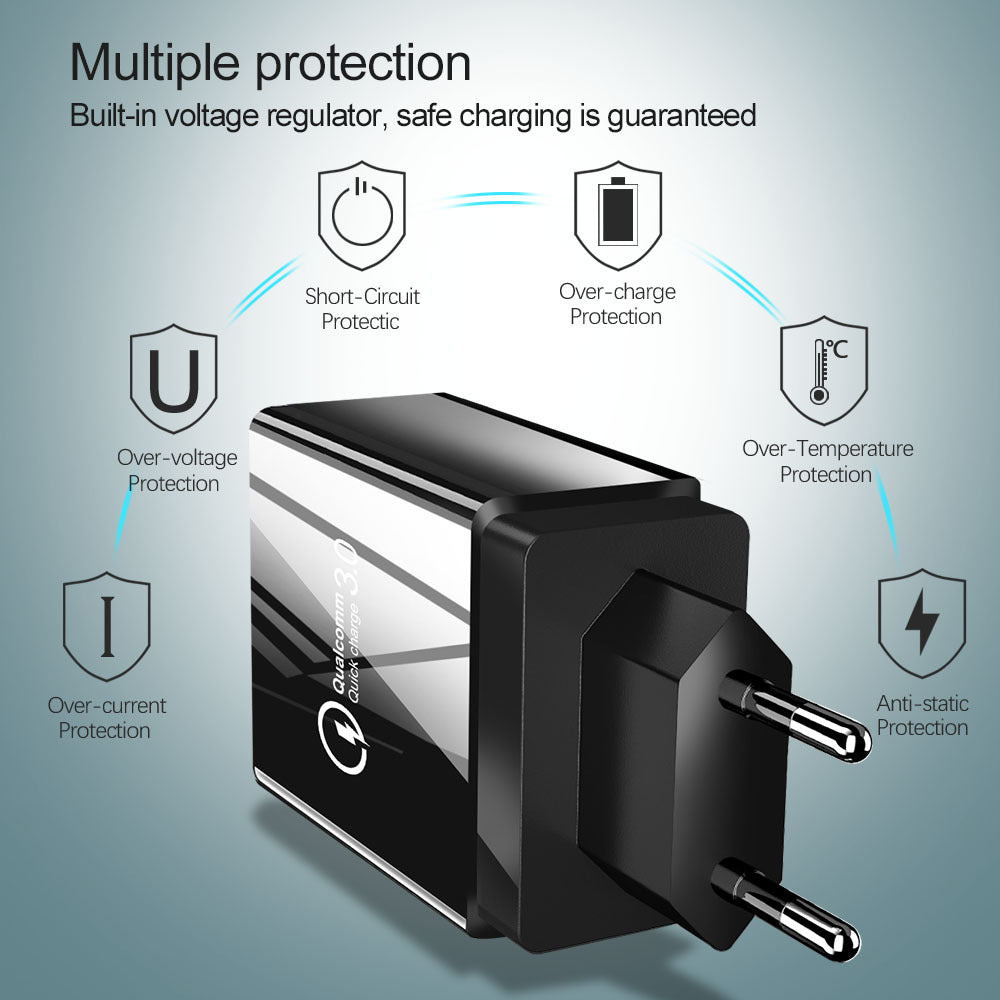 Adaptateur secteur pour chargeur de téléphone portable