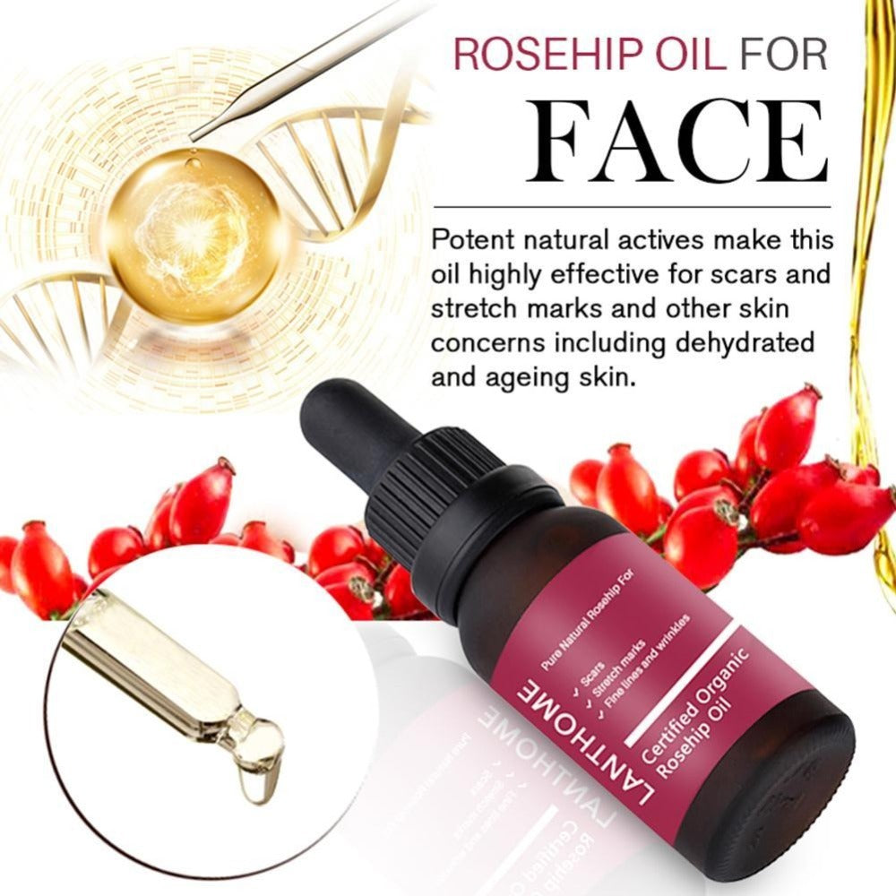 Moisturizing and moisturizing rosehip oil