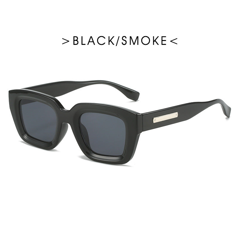 Fashionable square anti-ultraviolet sunglasses