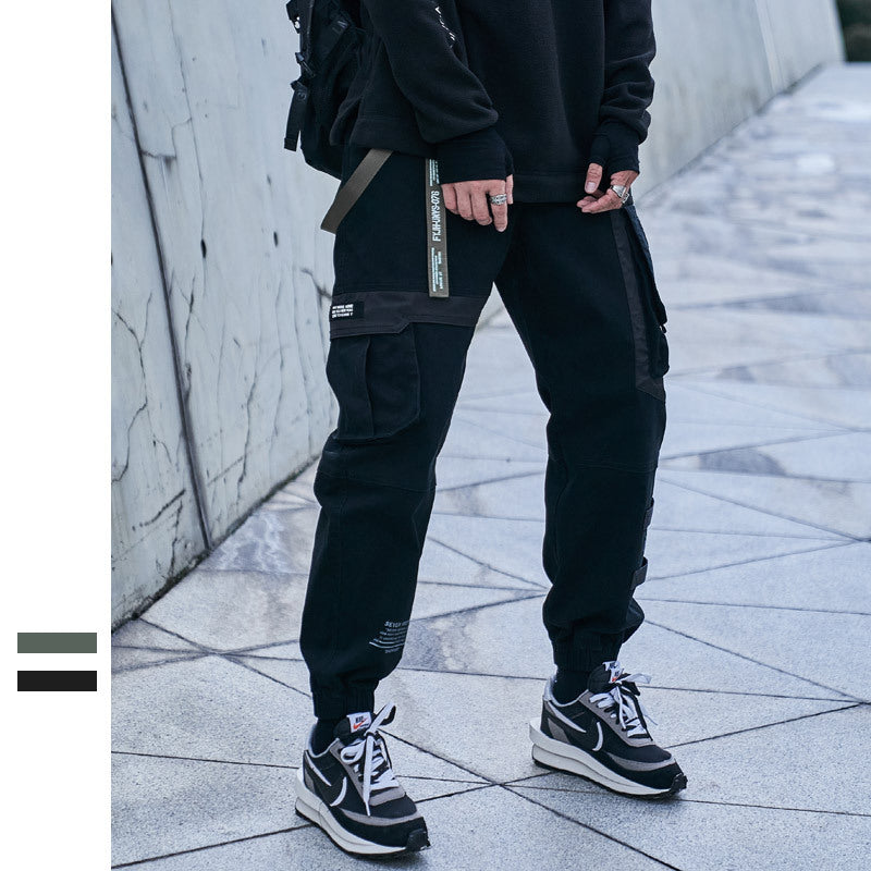 Men's Multi Pocket High Street Casual Pants