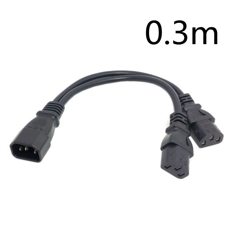 Y Splitter Adapter Cable Single C14 To Dual C13 513R 35 Cm