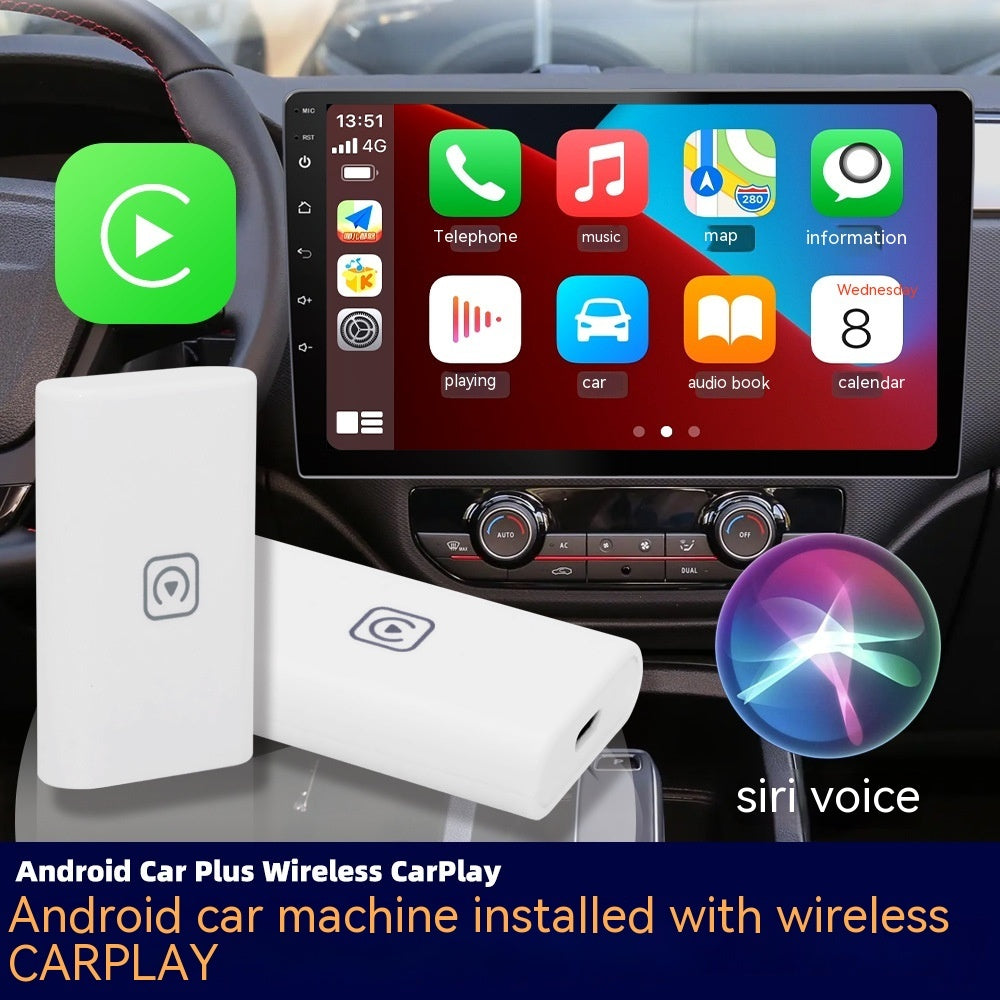 Wireless Carplay Module Adapter Mirror Projection Screen Android Car Machine