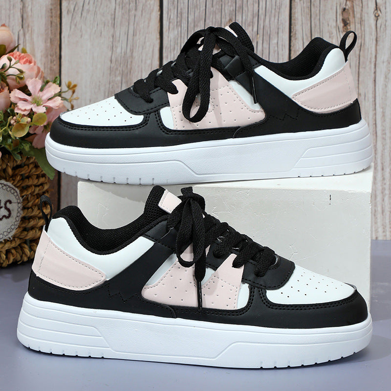 Fashionable, comfortable and breathable versatile white shoes