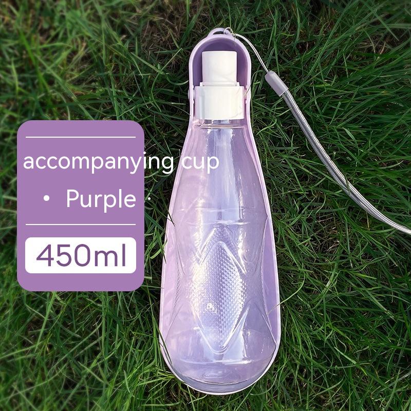 Tasse d'eau pour animaux de compagnie, bouteille d'eau pliante Portable pour l'extérieur pour chien, grande capacité de 550ml, bouteille de boisson pour chien moyen à grand