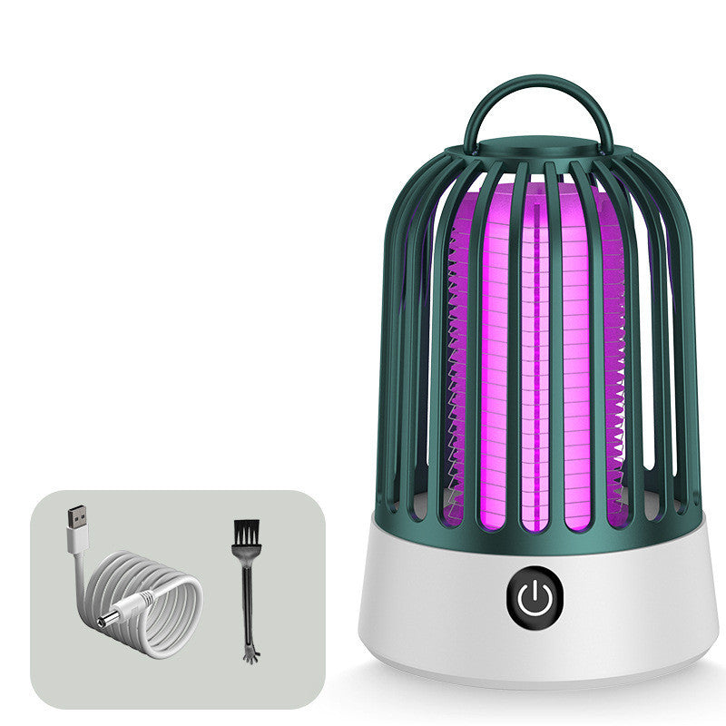 New Household Baby Mute Birdcage Electric Shock Mosquito Killer Lamp