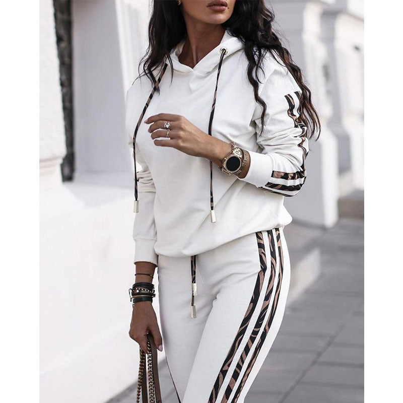 Amazon Hot Sale Fashion Casual Two-Piece Sportswear