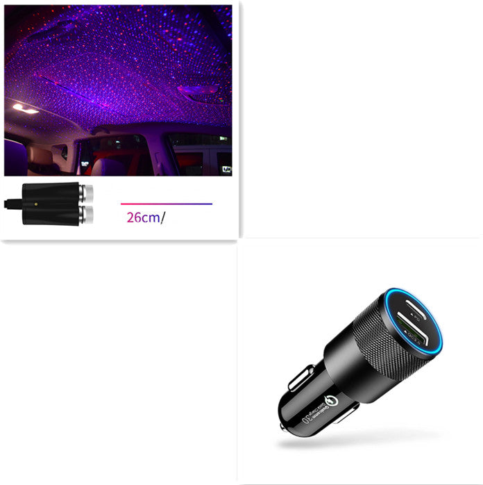 Star Light Projector Party Lights USB Car Interior Lighting Starry Sky Galaxy Night Lights