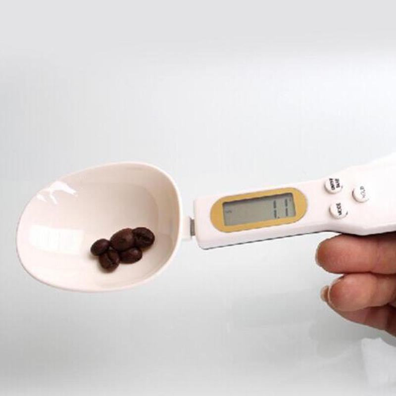 LCD Digital Kitchen Scale Electronic Cooking Food Weight Measuring Spoon Grams Coffee Tea Sugar Spoon Scale Kitchen Tools 