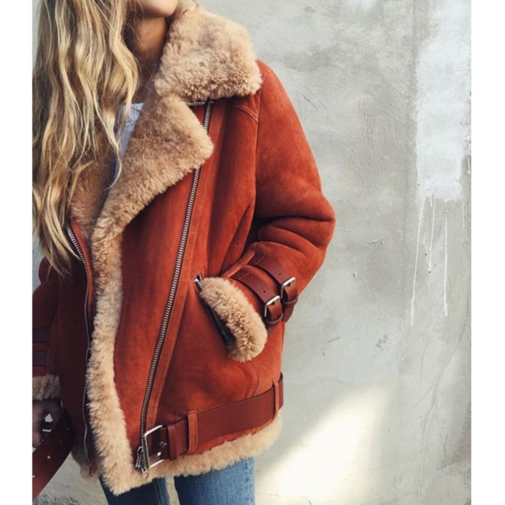 Manteau D'hiver Coton Chaud En Laine D'agneau