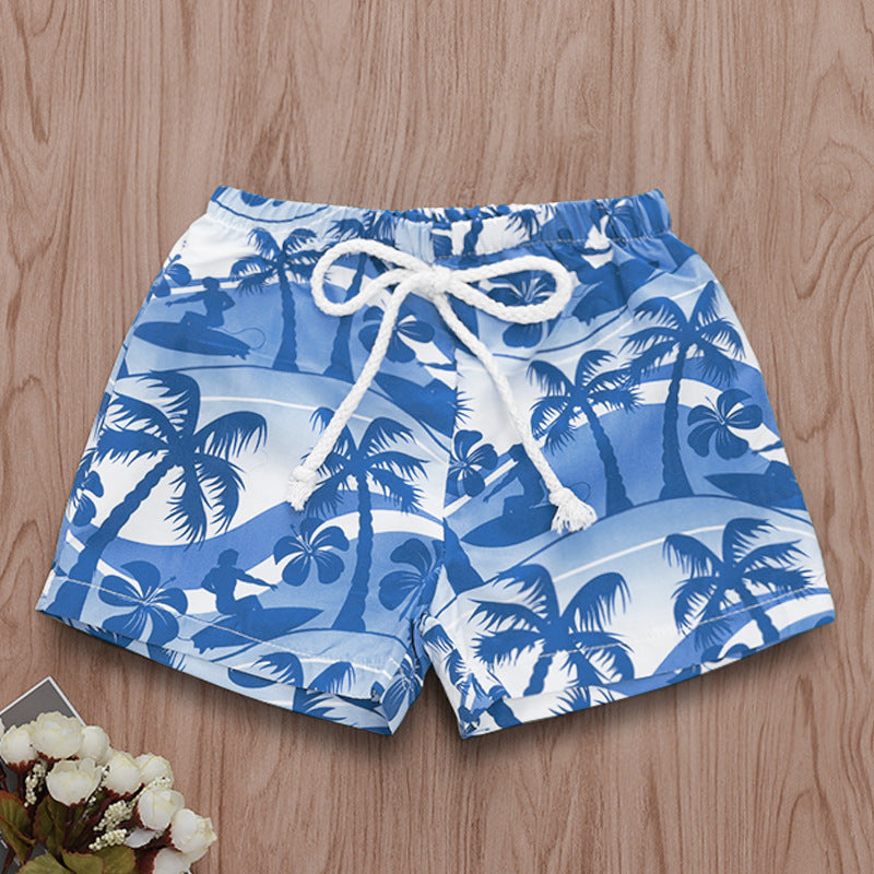 Hawaiian style beach print beach pants