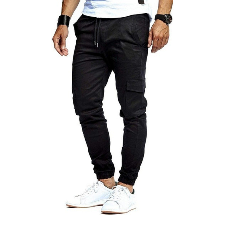 Men's Casual Sports Solid Color Trousers