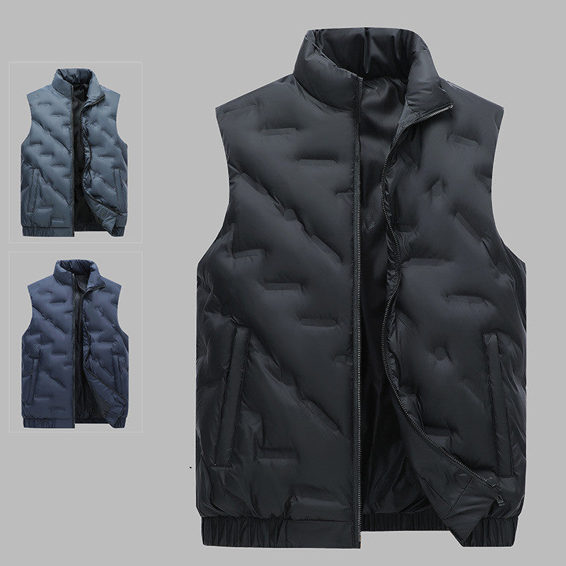 Warm Cotton Vest Male Thickening Exercise