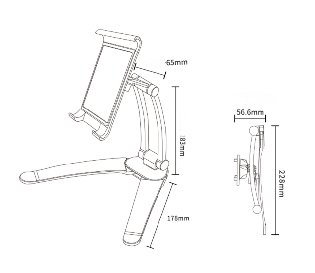 Aluminum Alloy Desktop Tablet Stand