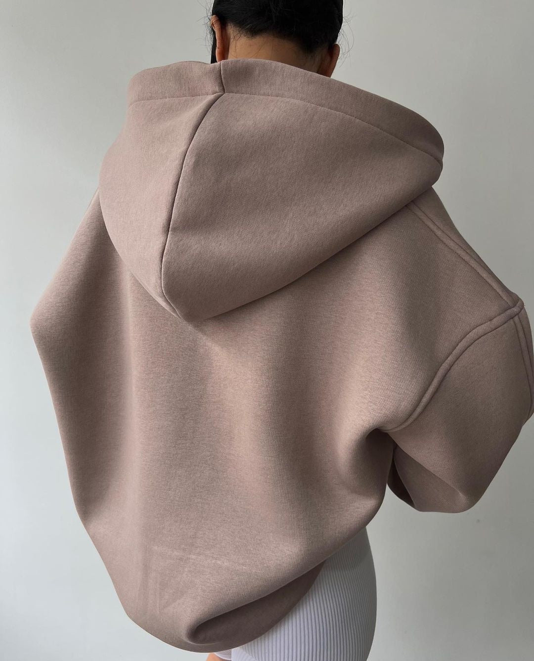 Hooded Basic - Salmon Sweater