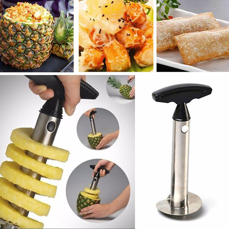 Pineapple Peeler Stainless Steel Pulp Separator Corer Core Puller Fruit Tools