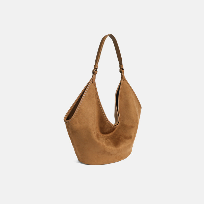 Leather Tote Large Capacity Niche