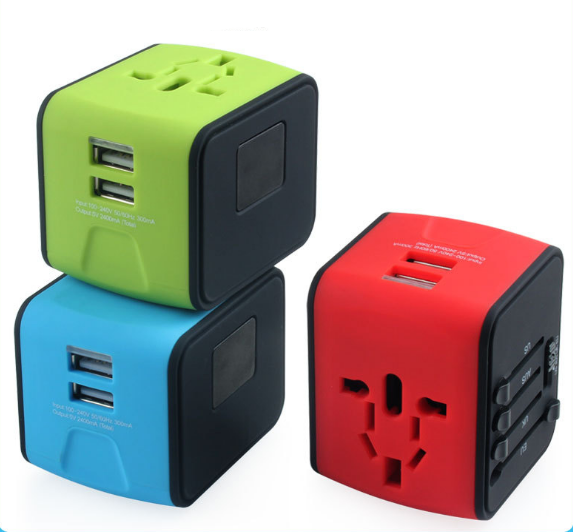 Multi-function Conversion Socket Dual USB Charger