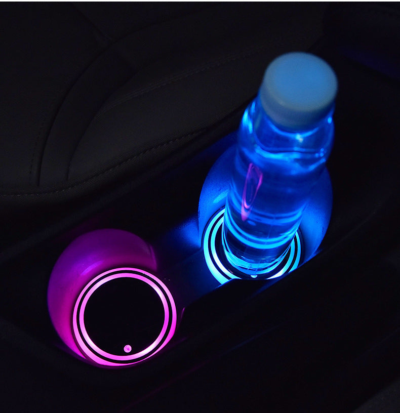 Voiture LED Lumineux Coaster Solaire USB Chargement