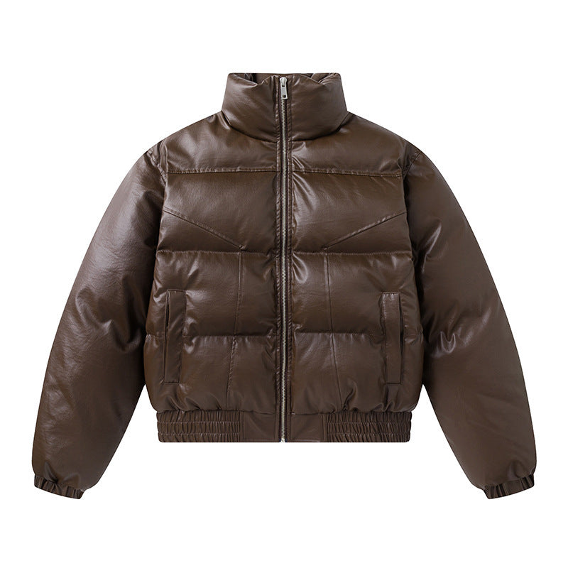 Winter New Retro Simple And Short Cotton-padded Coat