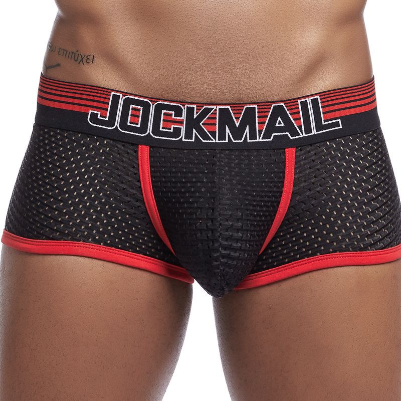 Men Underwear Boxer Breathable Mesh boxing