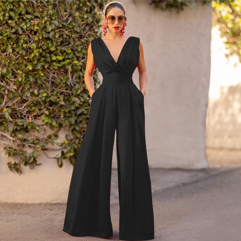 High Waist Slimming Straight Wide Leg Pants For Women