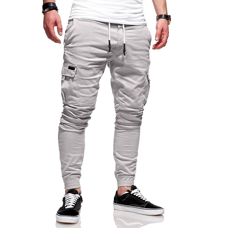 Men Autumn Thin Cotton Casual Pants 