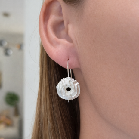 Pendientes Corales Plata
