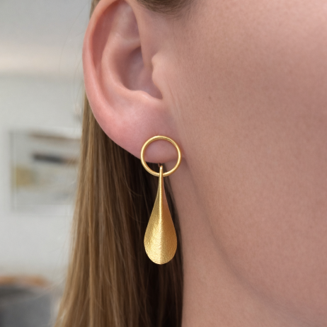 Pendientes Balance Circular Oro