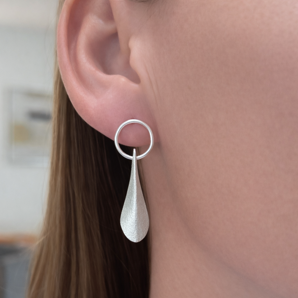 Pendientes Balance Circular Plata