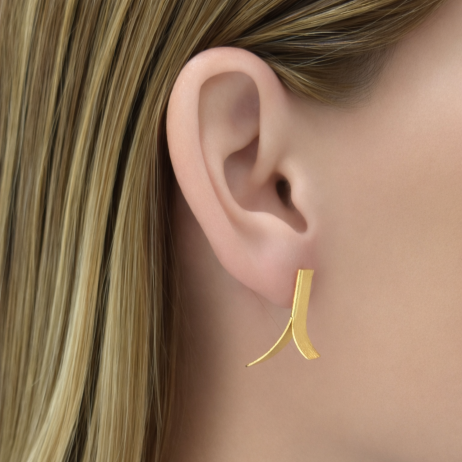 Pendientes Ramas Oro