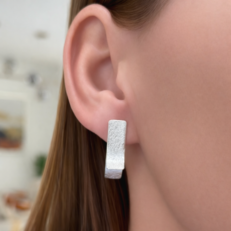 Pendientes Ramas Plata