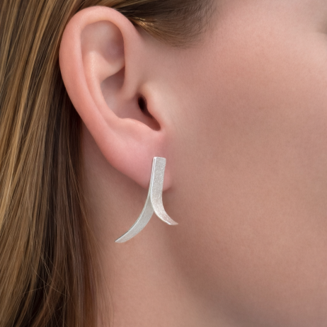 Pendientes Ramas Plata