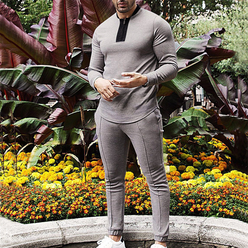 Men's long sleeve sports set