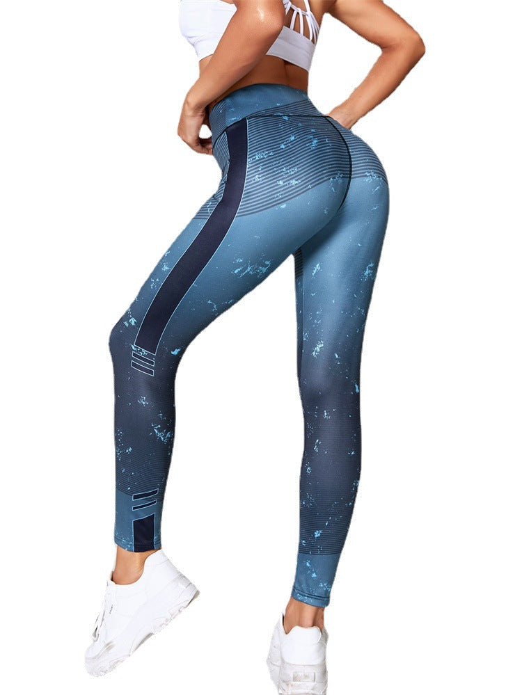 Leggings de yoga élastiques grande taille pour entraînement de course à pied