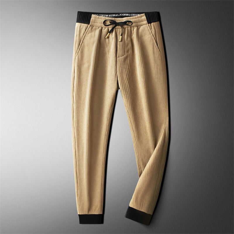 Loose Trendy Draping Straight New Casual Sports Pants Men