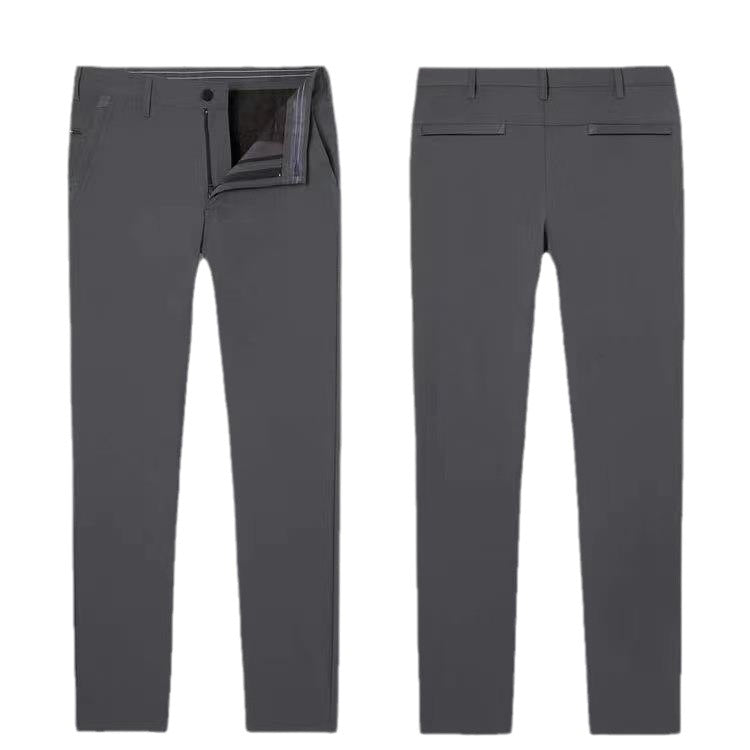 Summer New Ice Silk Leisure Pants Men