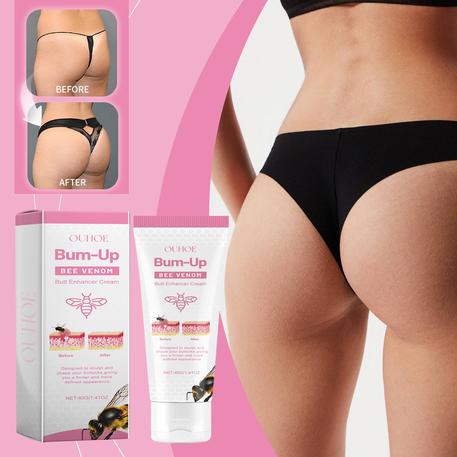 Bee Hip Tightening Cream Skin Beauty