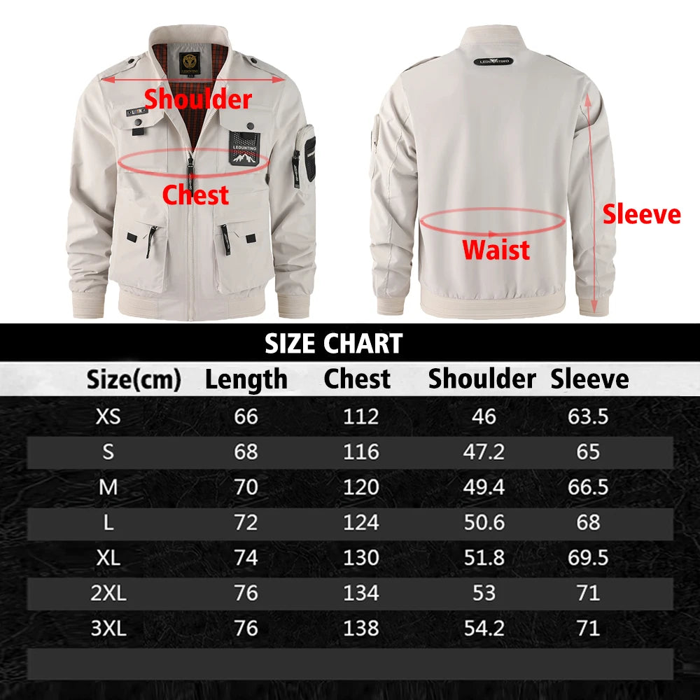 Men's Fashion Bomber Jacket Lightweight Track Windbreaker Jackets Casual Fall Spring Thin Jacket Outwear