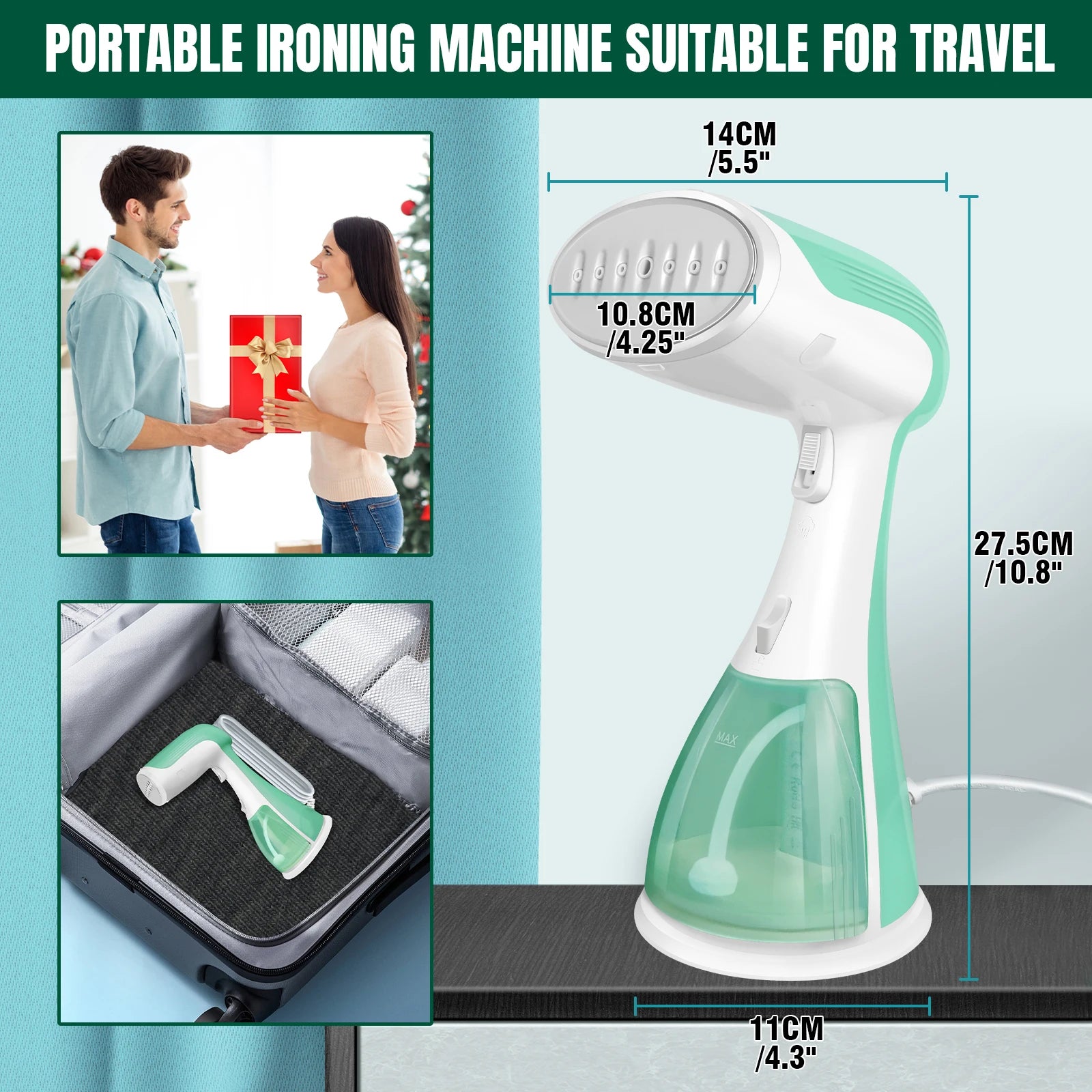 DayPlus 4800W Garment Handheld Steamer