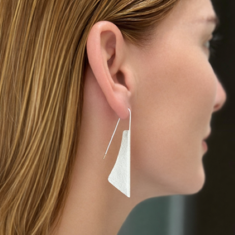 Pendientes Aletas Plata
