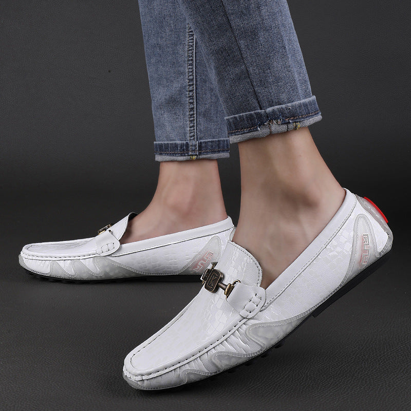 Men's First Layer Cowhide Leather Casual Shoes 