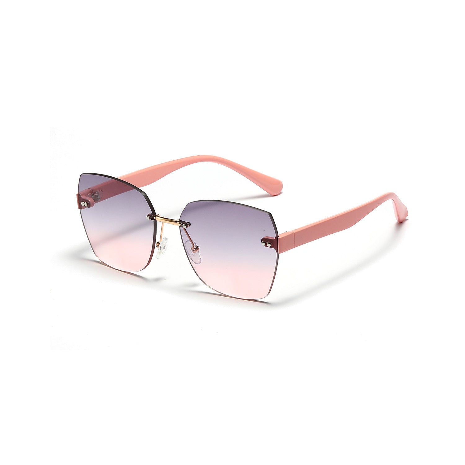 High End Diamond Cut Edge Sunglasses for Women