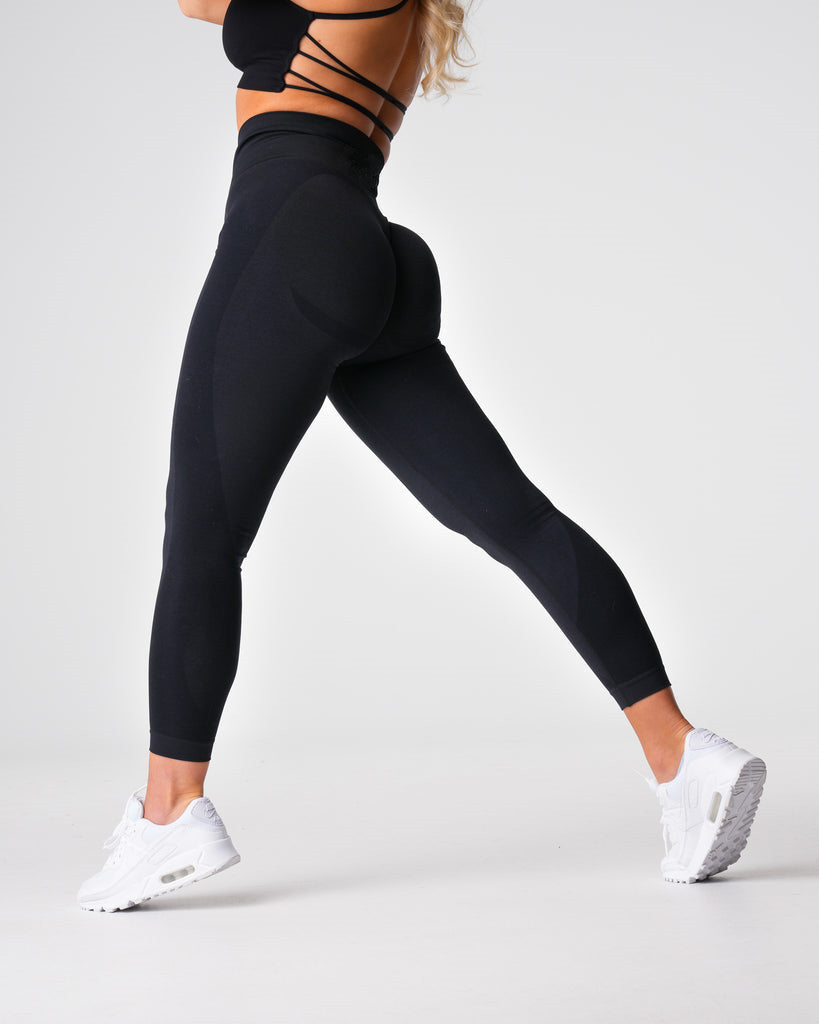 Pantalon d'entraînement sans coutures à hauteur de cheville pour femme, coupe skinny, rehaussant les hanches