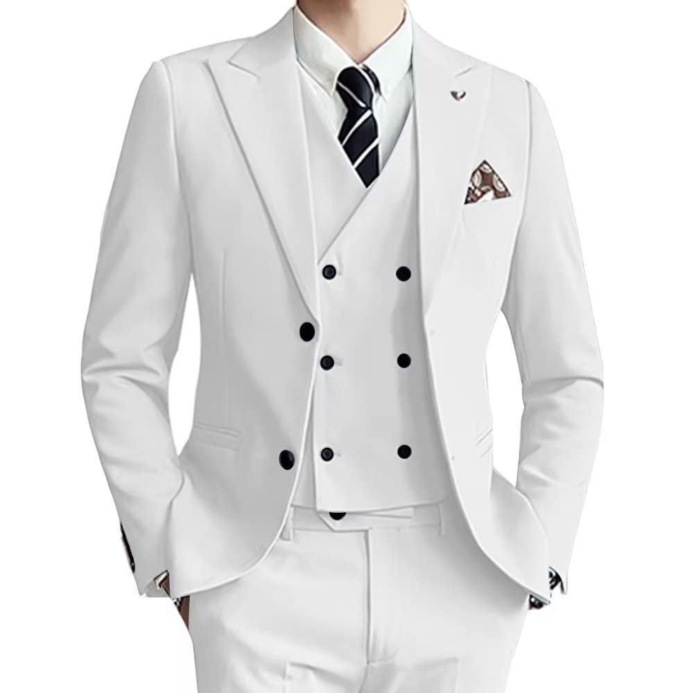 Men's three-piece suit, slim fit