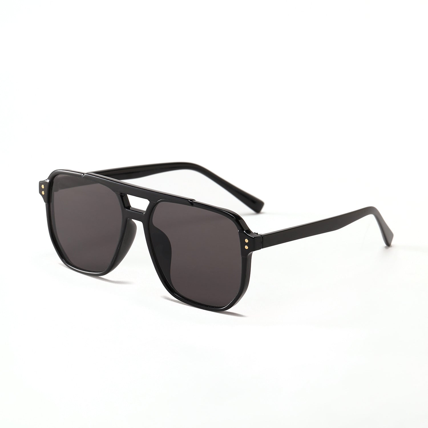 Double beam square sunglasses,