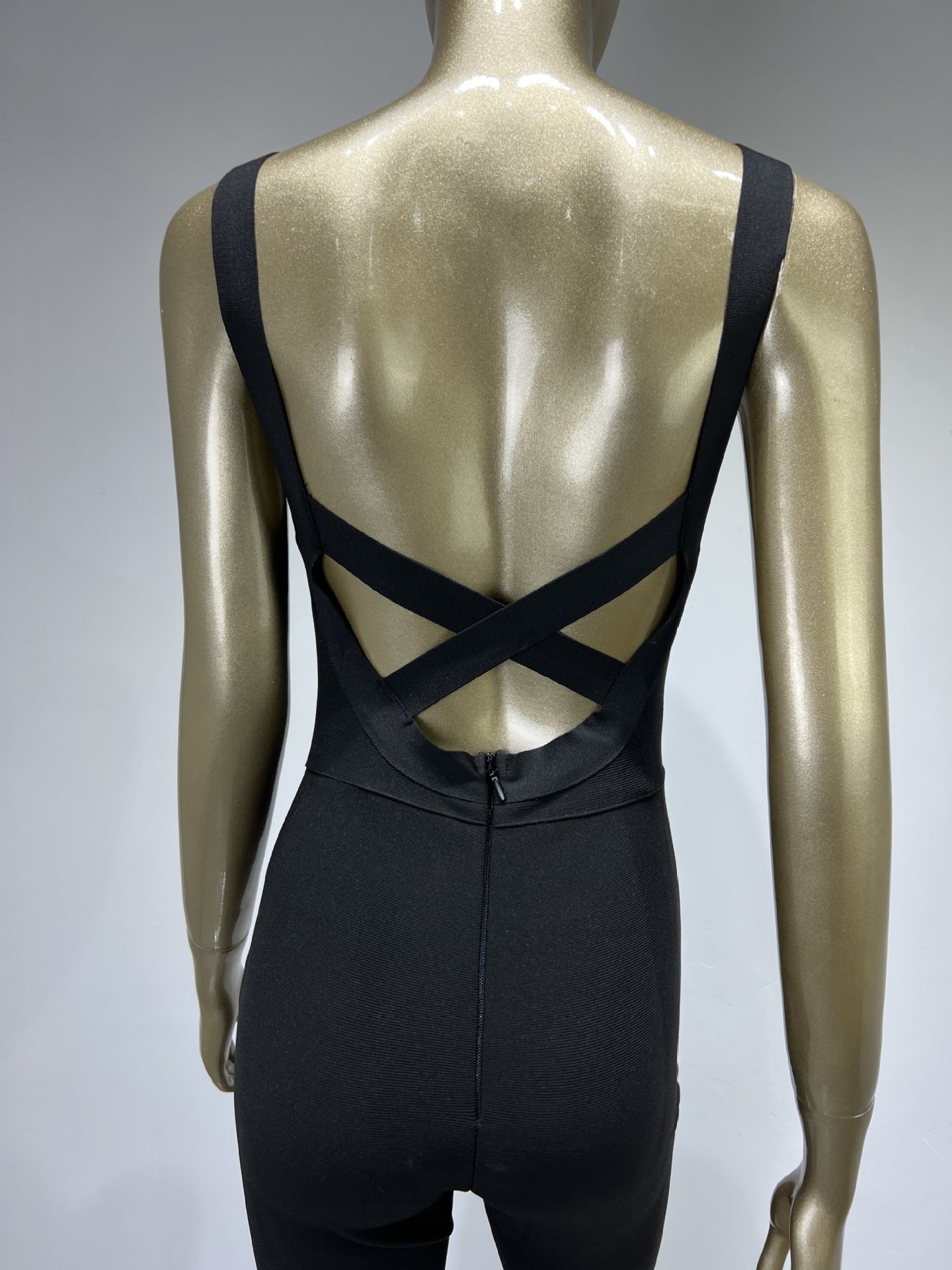 Bandage Jumpsuit Backless High Street Jumpsuit