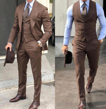 Three Piece Wedding Suit for Men